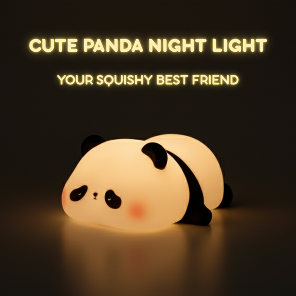 Silicone panda night light