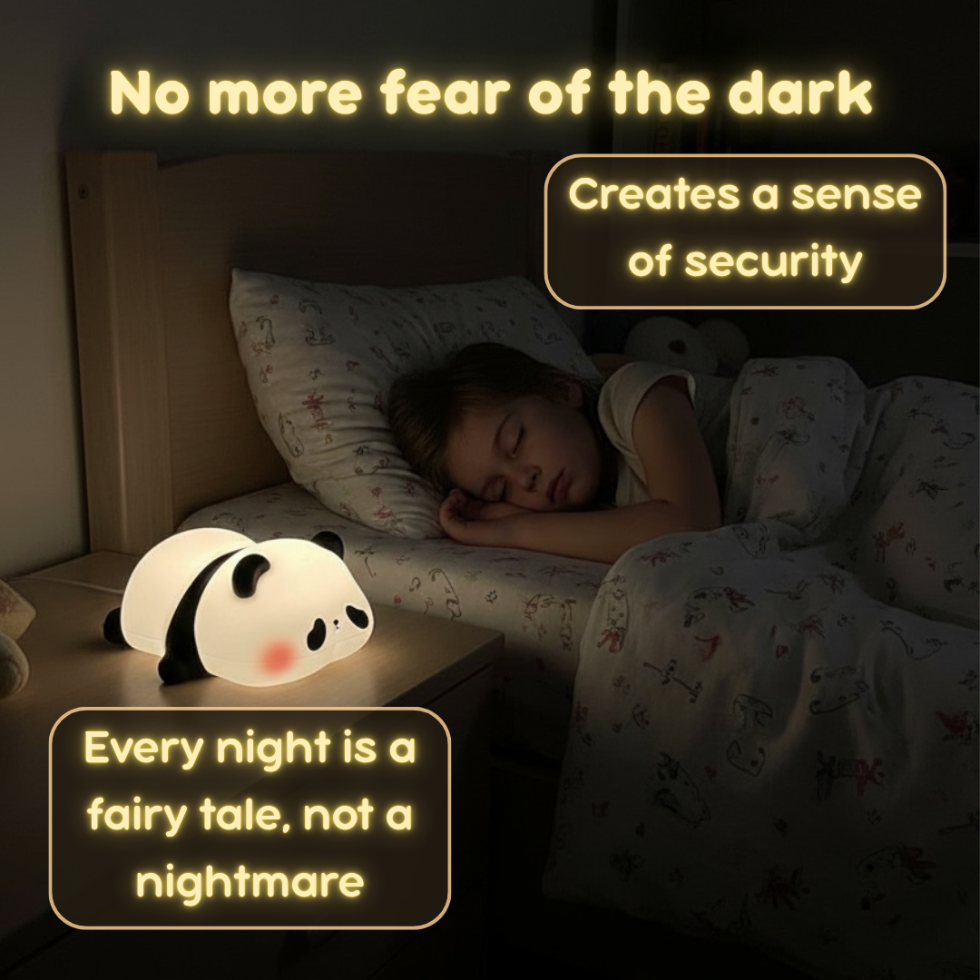 Silicone panda night light