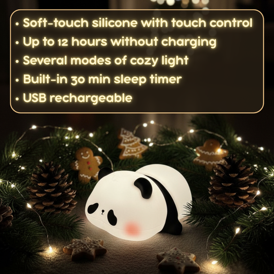 Silicone panda night light