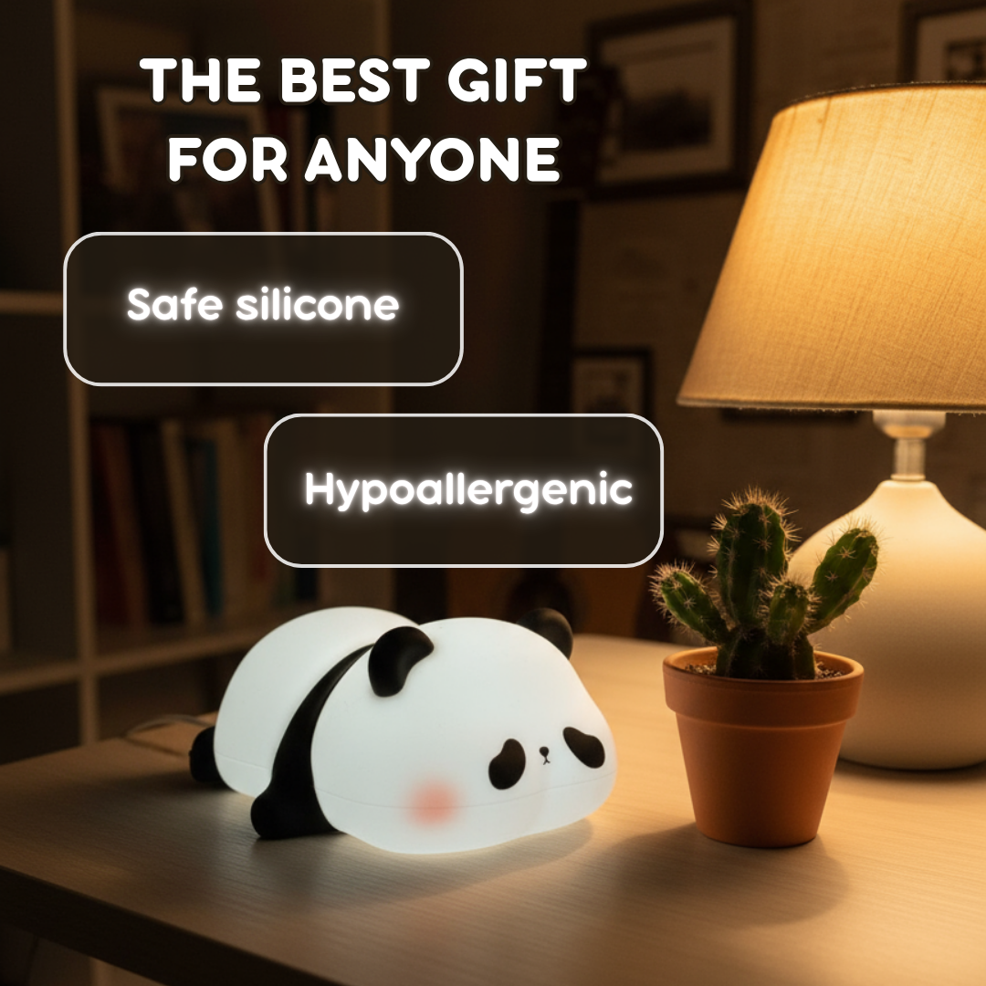 Silicone panda night light